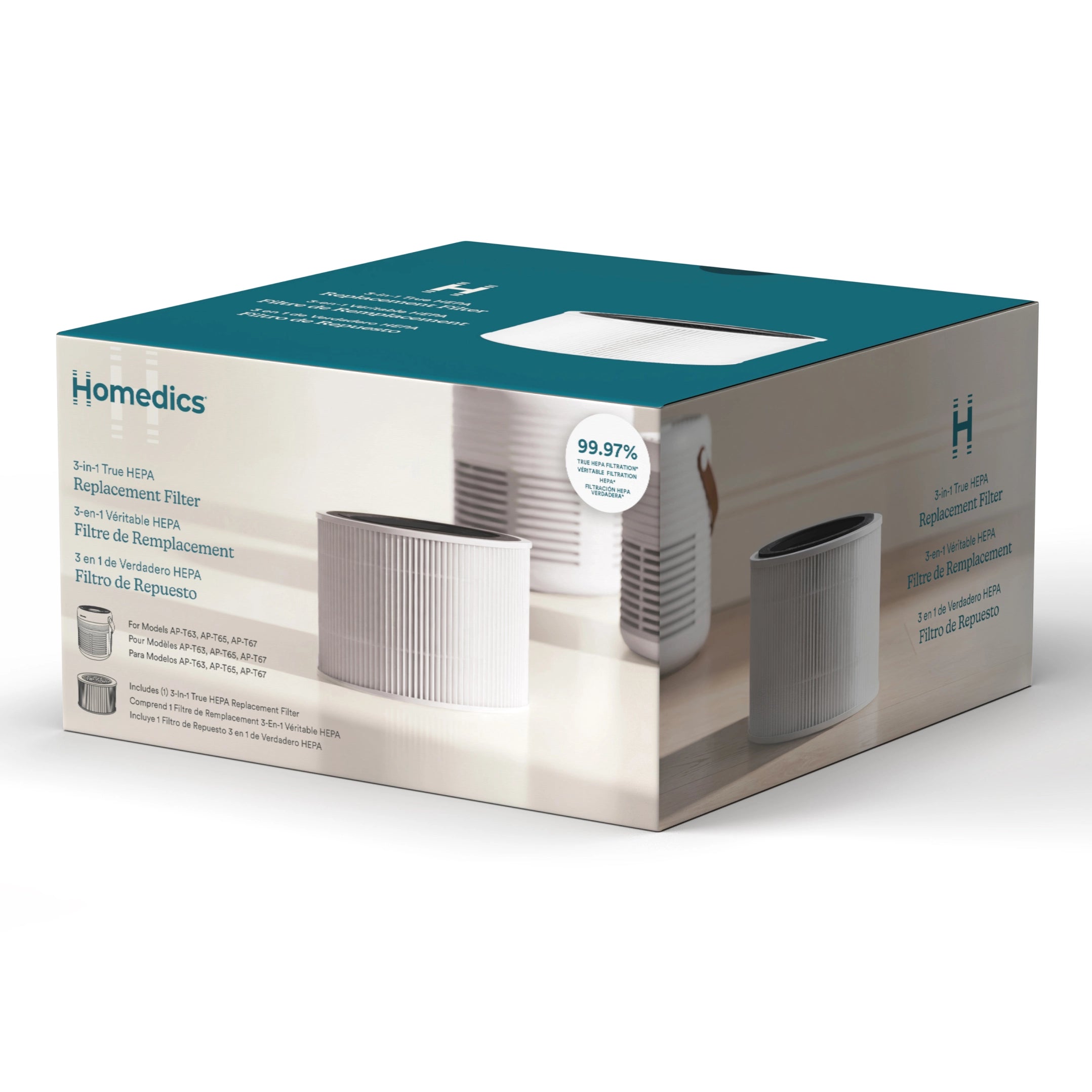 Homedics® 3-in-1 True HEPA Replacement Filter - Image 6