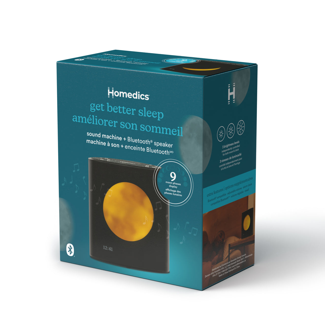 Sound Sleep Moon Dream Sound Machine & Clock - Image 7